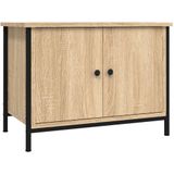 VidaXL-Tv-meubel-met-deuren-60x35x45-cm-bewerkt-hout-sonoma-eikenkleur