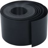 vidaXL Tuinbegrenzing 10 m 15 cm PE zwart