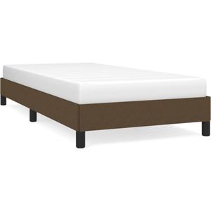 VidaXL Bedframe Stof Donkerbruin 80x200 cm