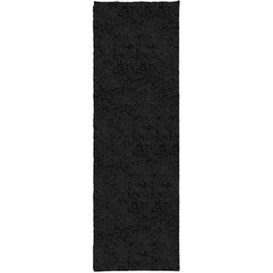vidaXL-Vloerkleed-PAMPLONA-shaggy-hoogpolig-modern-80x250-cm-zwart