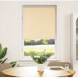 vidaXL Rolgordijn verduisterend 80x130cm stofbreedte 75,7 cm polyester