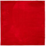 vidaXL-Vloerkleed-HUARTE-laagpolig-zacht-wasbaar-160x160-cm-rood