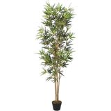 vidaXL-Kunstplant-bamboe-828-bladeren-150-cm-groen