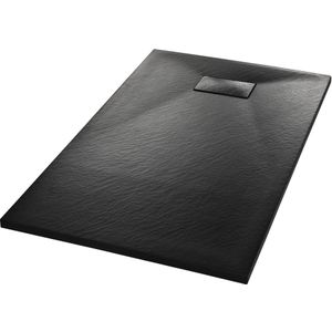 vidaXL Douchebak 120x70 cm SMC zwart