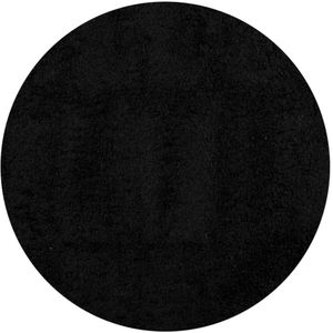 vidaXL-Vloerkleed-PAMPLONA-shaggy-hoogpolig-modern-Ø-280-cm-zwart