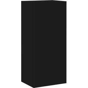 vidaXL Tv-wandmeubel 40,5x30x90 cm bewerkt hout zwart