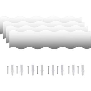 VidaXL-Wandspiegels-golfvormig-4-st-100x23-cm-glas