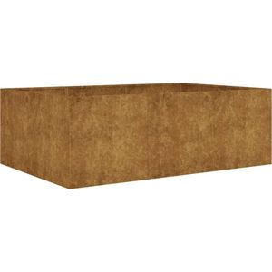 vidaXL Plantenbak verhoogd 120x80x40 cm cortenstaal