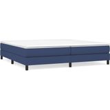 vidaXL Boxspringframe stof blauw 200x200 cm