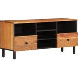 vidaXL Tv-meubel 100x33x46 cm massief acaciahout