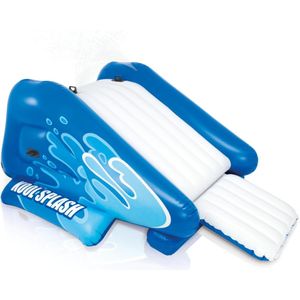 Intex Waterglijbaan Kool Splash opblaasbaar blauw