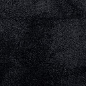 vidaXL Vloerkleed OVIEDO laagpolig 200x200 cm zwart