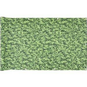 vidaXL Tuinscherm plantpatroon 600x90 cm PVC groen
