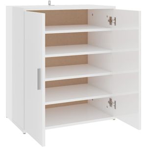 vidaXL-Schoenenkast-60x35x70-cm-spaanplaat-hoogglans-wit