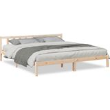 vidaXL Bedframe extra lang zonder matras massief grenenhout 200x210 cm