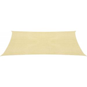 vidaXL Zonnescherm HDPE vierkant 2x2 m beige