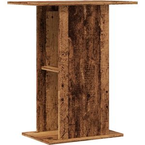vidaXL - Aquariumstandaard - 36x60,5x72,5 - cm - bewerkt - hout - oud - houtkleurig