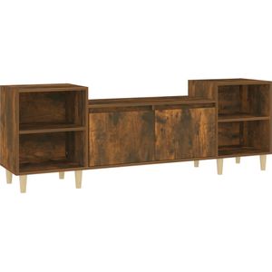 vidaXL-Tv-meubel-160x35x55-cm-bewerkt-hout-gerookt-eikenkleurig