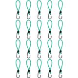 vidaXL Spanelastieken met haken 20 st 15 cm