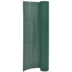 VidaXL Dubbelzijdige Tuinafscheiding 110x500 cm - Groen