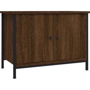 vidaXL-Tv-meubel-met-deuren-60x35x45-cm-bewerkt-hout-bruin-eiken