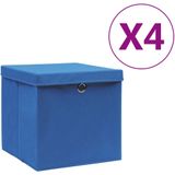 vidaXL-Opbergboxen-met-deksel-4-st-28x28x28-cm-blauw