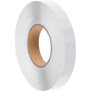 vidaXL Reflecterende tape 2,5 cm x 50 m PVC wit