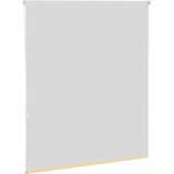 vidaXL Rolgordijn verduisterend 125x130 cm stofbreedte 121,6 cm beige
