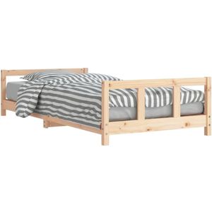 vidaXL Kinderbedframe 90x190 cm massief grenenhout