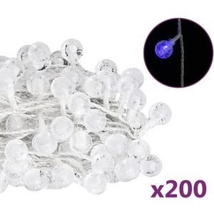 vidaXL Lichtsnoer met 200 LED's 8 functies blauw 20 m