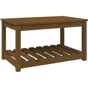 vidaXL Tuintafel 82,5x50,5x45 cm massief grenenhout honingbruin