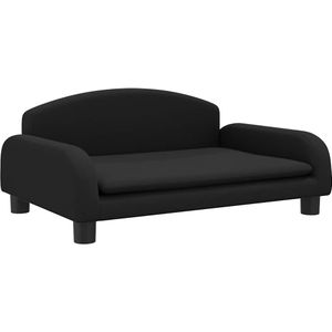 vidaXL - Hondenmand - 70x45x30 - cm - stof - zwart
