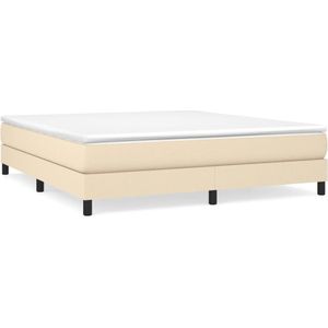 VidaXL-Boxspringframe-stof-crèmekleurig-180x200-cm