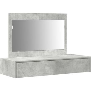 vidaXL Wandhanger Kaptafel Betonnen Grijs 100x40x70 cm