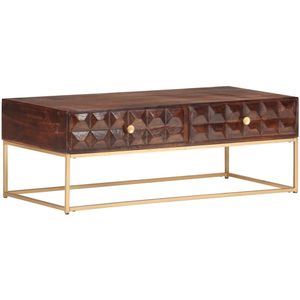 vidaXL Salontafel 112x50x40 cm Massief mangohout