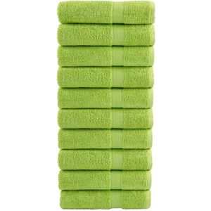 vidaXL Badhanddoeken SOLUND 10 st 600 g/m² 100x150 cm