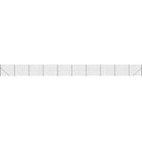 vidaXL Draadgaashek met flens 2,2x25 m antracietkleurig