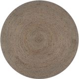 VidaXL-Vloerkleed-handgemaakt-rond-90-cm-jute-grijs