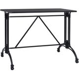 vidaXL Bistrotafelpoot 93x60x72 cm gietaluminium zwart