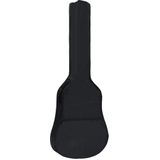 vidaXL Gitaartas voor 3/4 klassieke gitaar 94x35 cm stof zwart