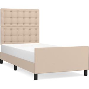 vidaXL-Bedframe-met-hoofdbord-kunstleer-cappucinnokleurig-90x190-cm