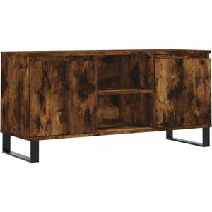 vidaXL-Tv-meubel-104x35x50-cm-bewerkt-hout-gerookt-eikenkleurig