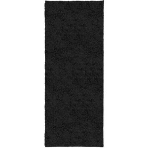 vidaXL-Vloerkleed-PAMPLONA-shaggy-hoogpolig-modern-80x200-cm-zwart