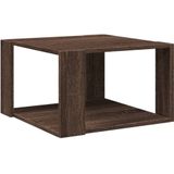 vidaXL Salontafel 51,5x51,5x30 cm bewerkt hout bruin eikenkleurig