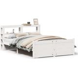 vidaXL - Bedframe - met - hoofdeinde - zonder - matrasx200 - cm - wit