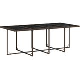 vidaXL - 9-delige - Tuinset - met - kussens - poly - rattan - bruin