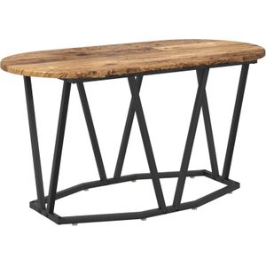 vidaXL Koffietafel Oud Hout 80x40x40.5 cm Geengineerd Hout en Metaal