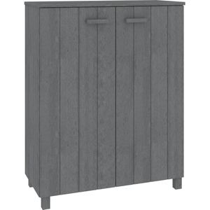 vidaXL-Schoenenkast-HAMAR-85x40x108-cm-massief-grenenhout-donkergrijs