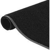 vidaXL Deurmat 60x180 cm zwart