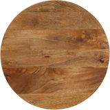 vidaXL Tafelblad rond Ø 60x3,8 cm massief ruw mangohout